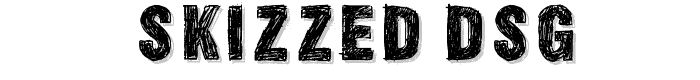 Skizzed DSG font